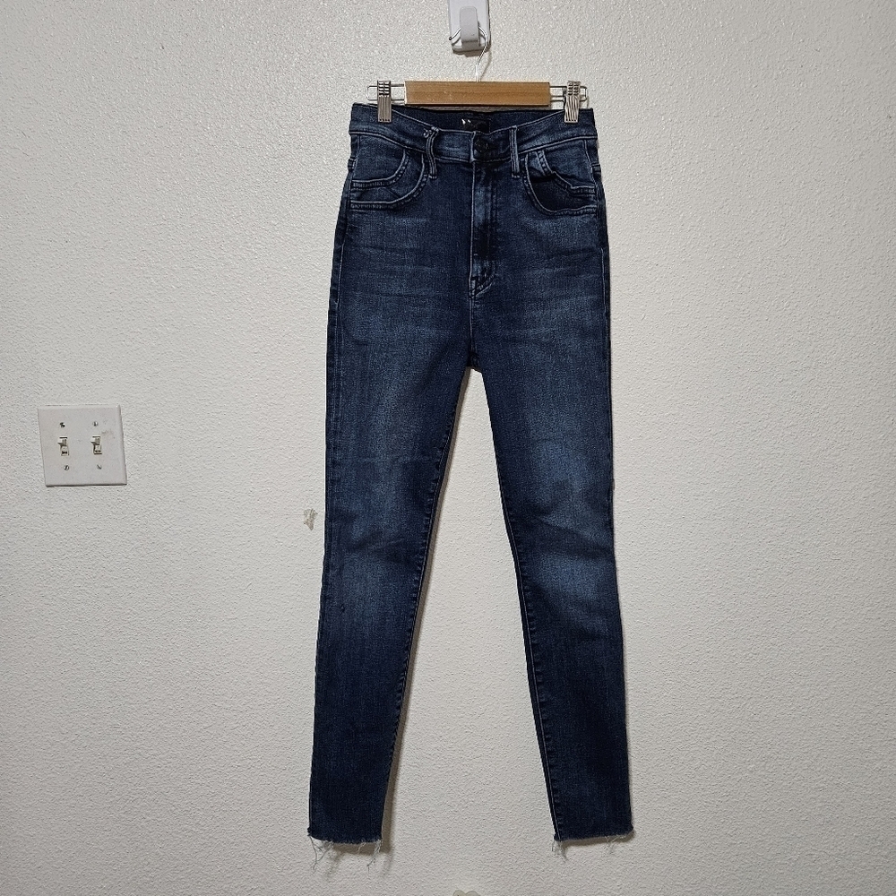 Mother The Stash Swooner ankle fray jeans size 25